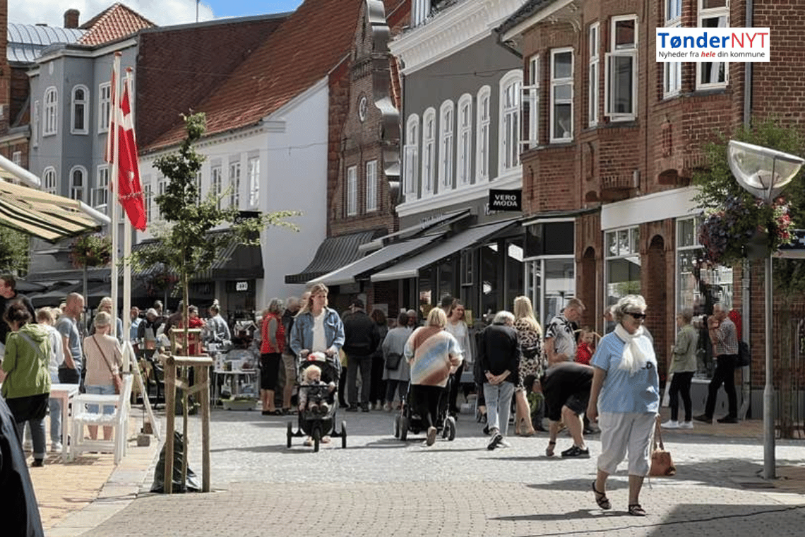 Tønder Festival deltager i Gin- Vin- og Ølfestival i Tønder gågade